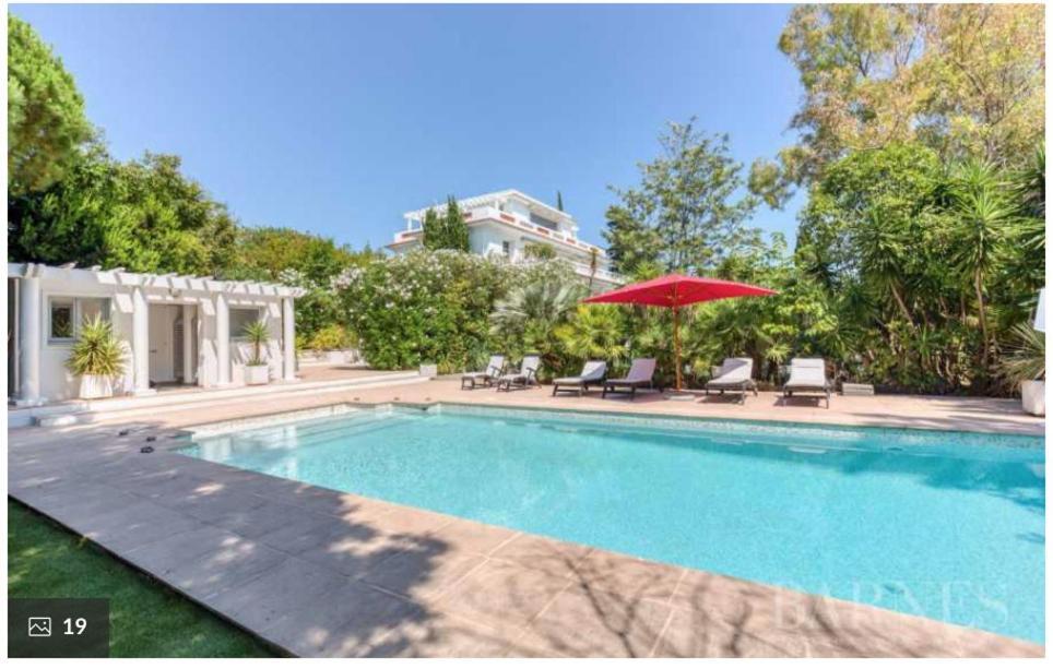 Вилла The Gatsby Mansion Антиб Экстерьер фото